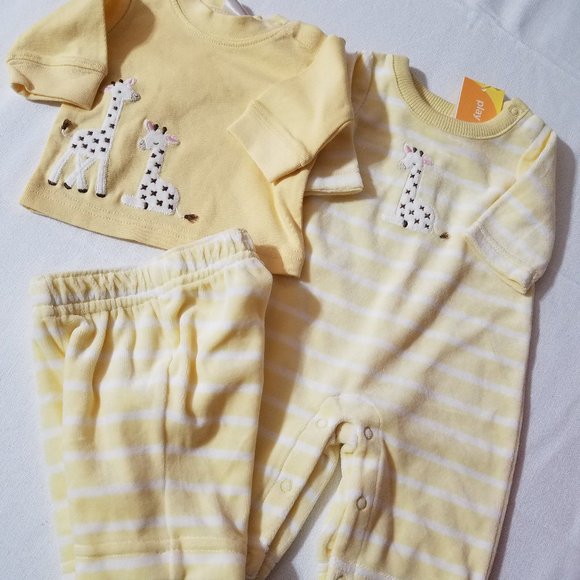 Gymboree In The Jungle up to 7 lbs. lot Romper Pants Shirt NWT Outfit - Picture 3 of 4